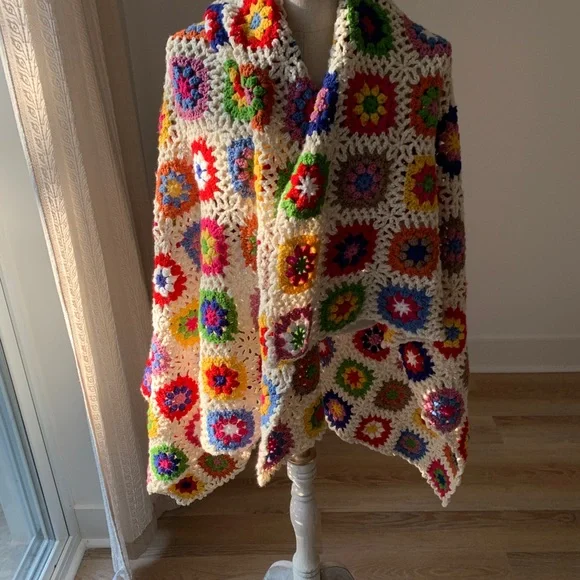 Hand crochet blanket moving sale last one month - Picture 1 of 4
